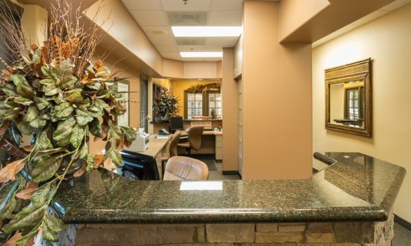 The front desk