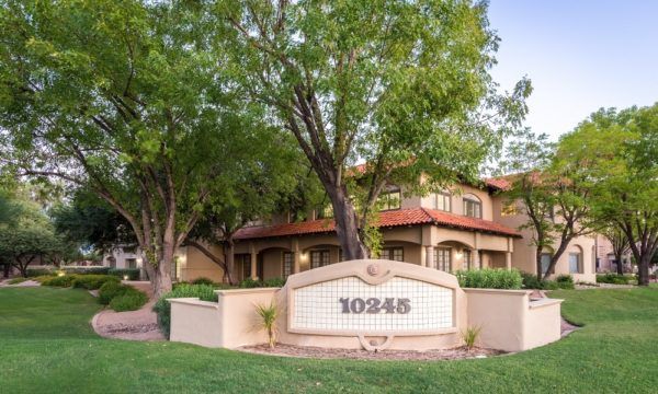 The 10245 sign at the Scottsdale office